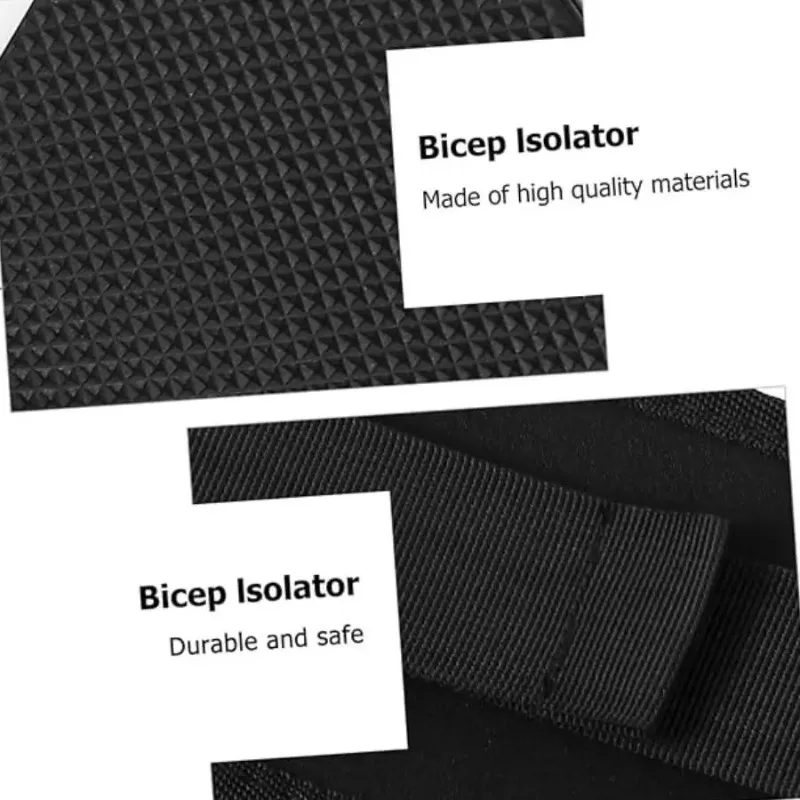 Heavy Duty Bicep Isolator Arm Workout Straps, Men Powerlifting Lifting Bands for Pull Ups, Barbell Curls Gym Muscle Builder