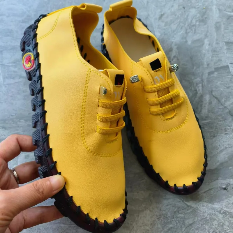 أحذية رياضية مريحة للنساء ، أحذية بدون كعب مسطحة ، أحذية منزلقة ، أحذية مسطحة ناعمة ، أحذية نسائية غير رسمية ، جديدة #6