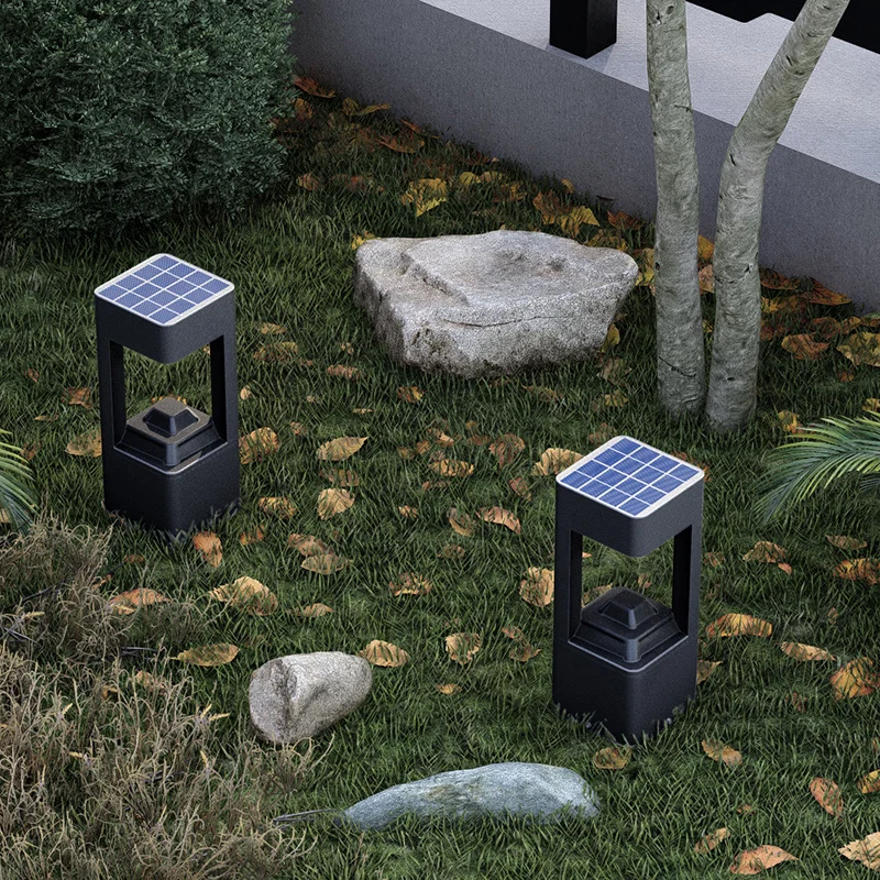 Imagem -05 - Solar Lights Ip65 Waterproof Outdoor Lawn Lâmpada Led Villa Jardim Paisagem Decor Standing Light para Quintal Pátio Walkway Iluminação