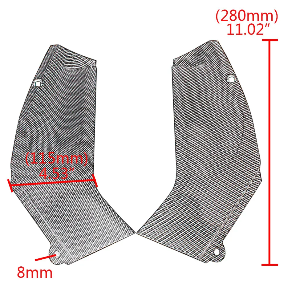 Motorcycle Accessories Carbon Fiber/Black Right & Left Side Panels Fairing Cover For Yamaha YZF YZF R1 1998 1999 2000 2001