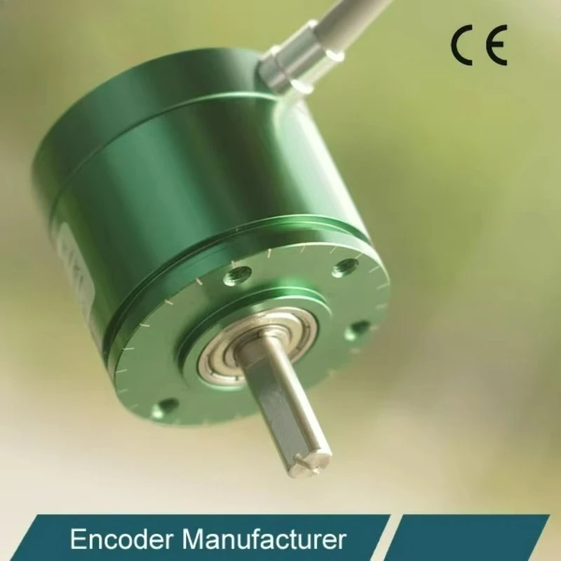Stainless Steel Shaft  4-20mA Output 360 Degree Contactless Hall Effect Angle Sensor
