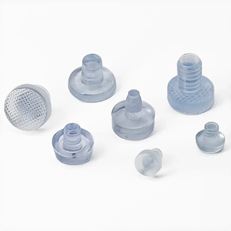 Soft Rubber Embedded Furniture Table Chair Leg Feet Bottom Glide Slide Pad Floor Protector Table Foot Nail Buffer Slip Resistant