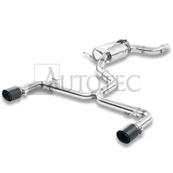 CAT BACK SYSTEM dla MAZDA RX8 04-09 podwójna końcówka rura wydechowa