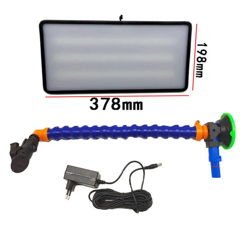 

Lámpara LED inalámbrica para detección de abolladuras en coches, herramienta de reparación de abolladuras sin pintura, lámpara d