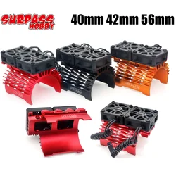 Surpass Rocket 40mm 42mm 56mm ventola del motore ventole di raffreddamento in metallo dissipatore di calore per 1/5 1/6 1/7 1/8 RC Car 4068 4274 5692 motore Brushless