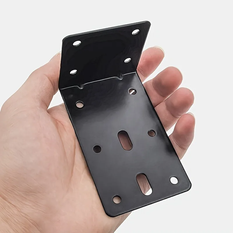 1PC 90 Degree Right Angle Metal Bracket, Furniture Reinforcement Connector, Shelf Support Angle Iron for Bed Frame Installation