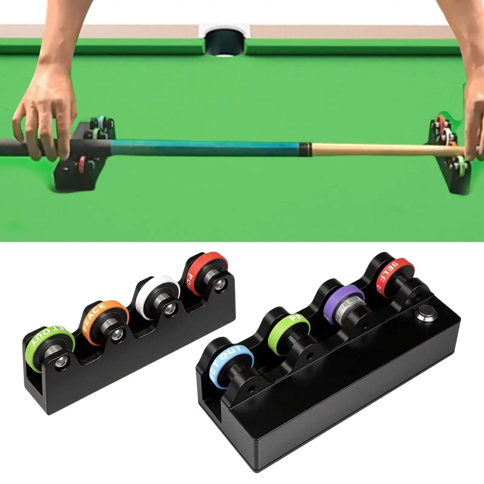 

Pool Billiard Cue Straightness Checker Checking Parts Portable Training Aid