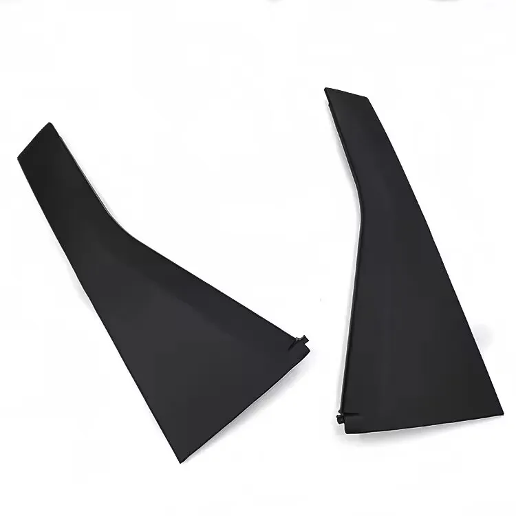 Auto parts 1 pcs Car Rear Door Outer Window C Pillar Decorative Cover Garnish Trim Panel For Honda Jazz Fit GD1 GD3 2003 - 2008