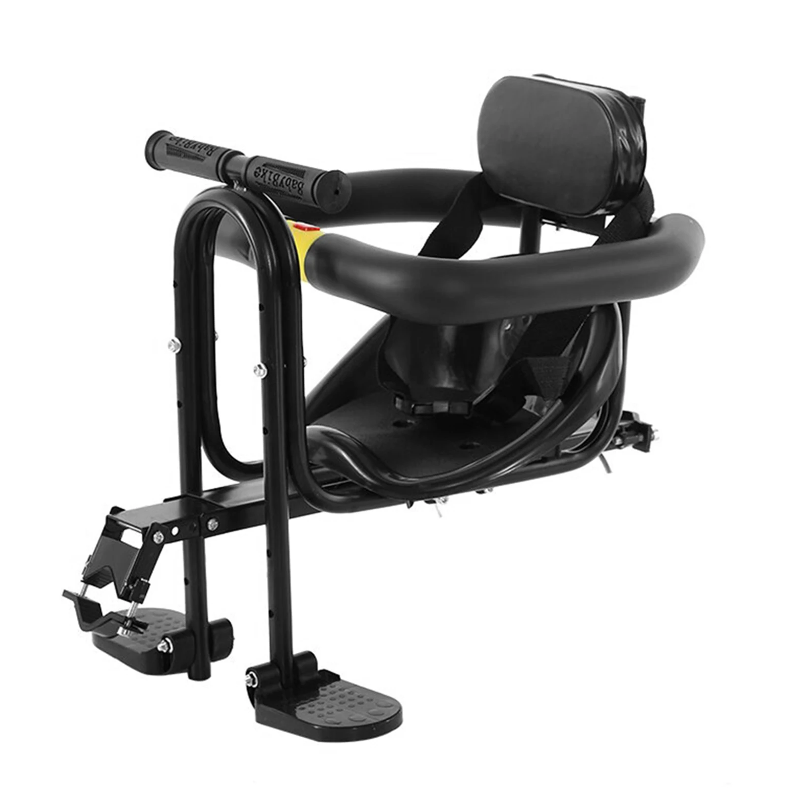 Front Seat Child Safety Child Saddle with Pedals and Support for MTB Road Bike Front Seat for MTB Road Bike
