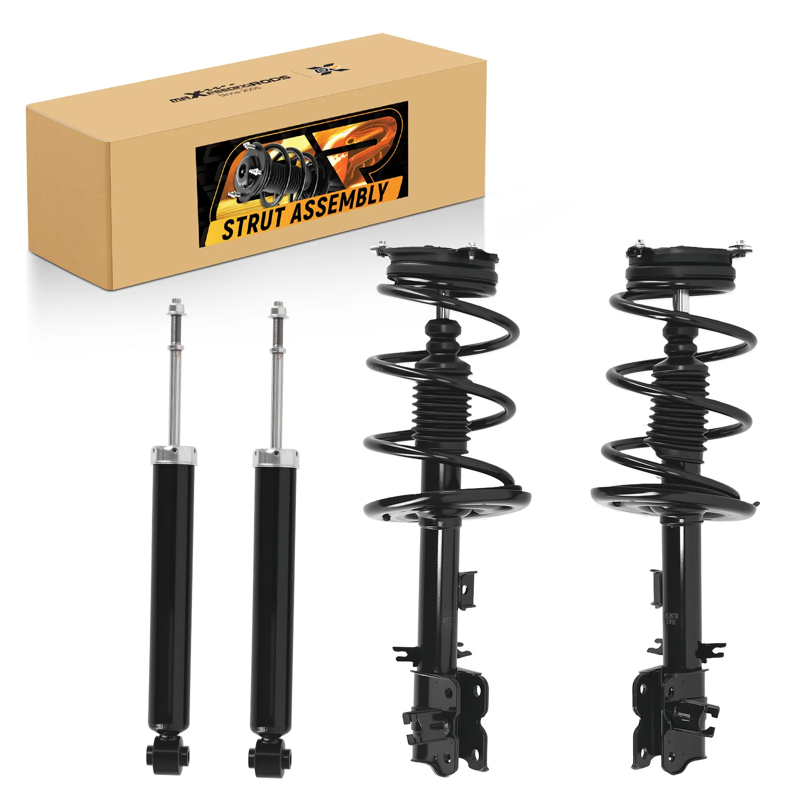 MaXpeedingrods New 4pcs Suspension Rear Front Struts Assembly for Nis san Murano 2009-2014 172606 STREET Use