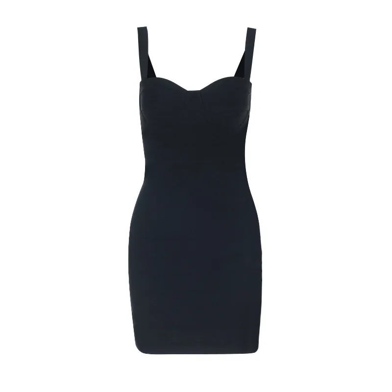 YL25271 エレガントなストラップ付きスリムAラインワンピース レディース 夏新作 セクシーでホットなボディコンワンピース