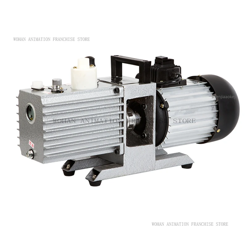 

1400rpm Rotary vane vacuum pump two-stage laboratory 2XZ-4 small pumping widely used visual oil meter vacuum pump 550W 220V 1pcs