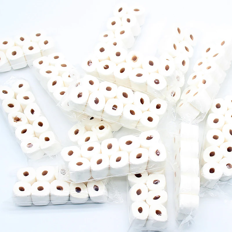 【BS】1/12 Dollhouse Simulation Toilet Paper Roll Model Dollhouse Mini Bathroom Accessories Dolls House Home Deocration