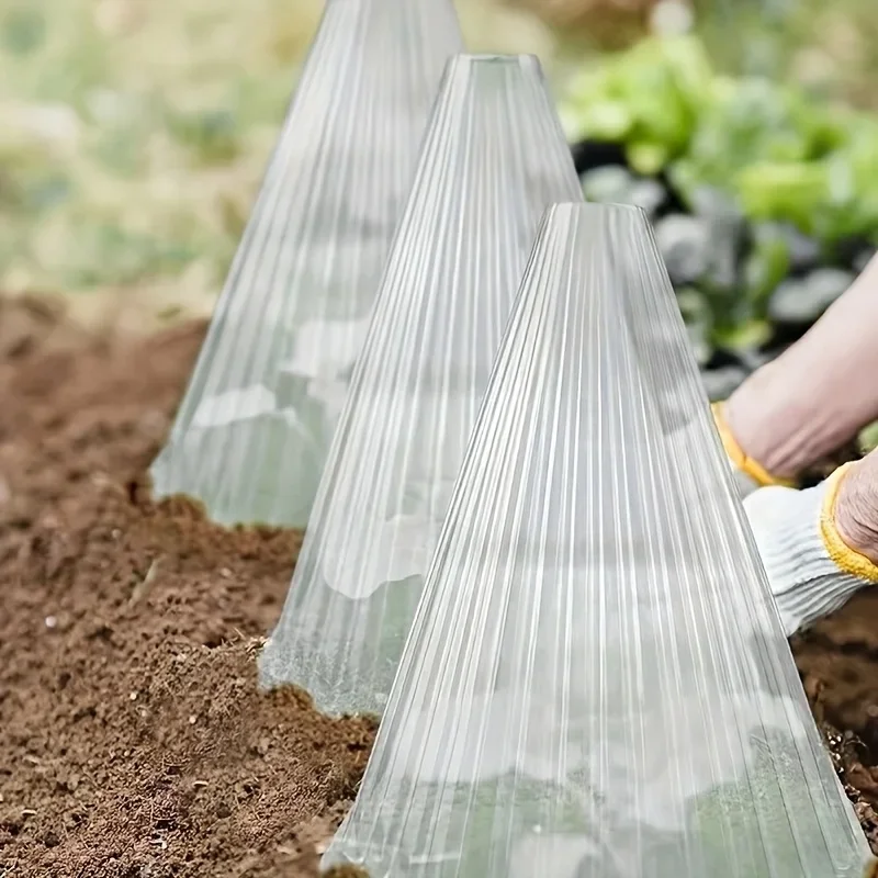 20PCS Large Reusable Plant Covers - Protect Plants From Birds, Frost, Snails, Etc., Transparent, Durable Garden Supplies - view 2