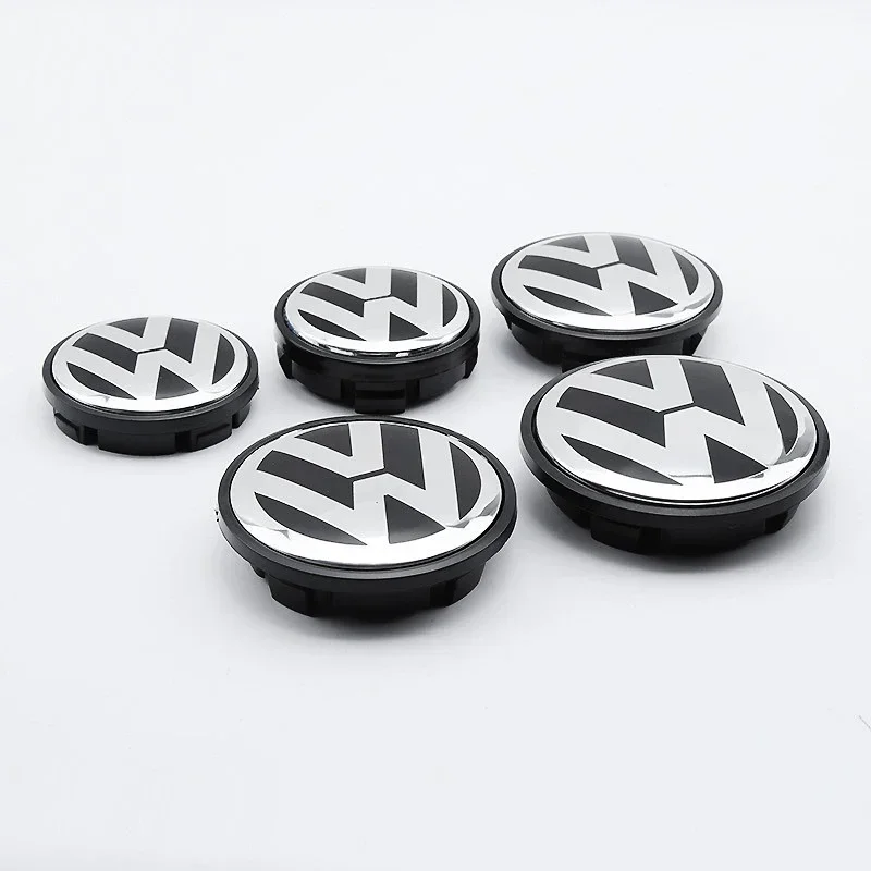 ل Volkswagen VW 4 قطعة 56/65/66 مللي متر سيارة عجلة مركز محور قبعات غطاء استبدال اكسسوارات ل Volkswagen VW R GTI Golf 5 7 العلبة