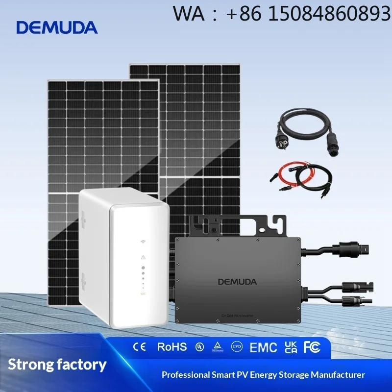 Plug And Play  SystemMini  Power System For Balcony 800W 1000W  Panel Kit With Battery Storage Plug And Play Sola