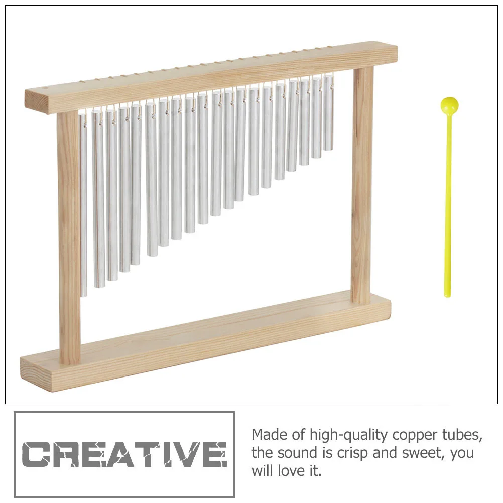 

1 Set Twenty-Tone Copper Wind Chimes Solid Brass Percussion Instrument For Teaching Aids Professional Accompaniment Wind Chime