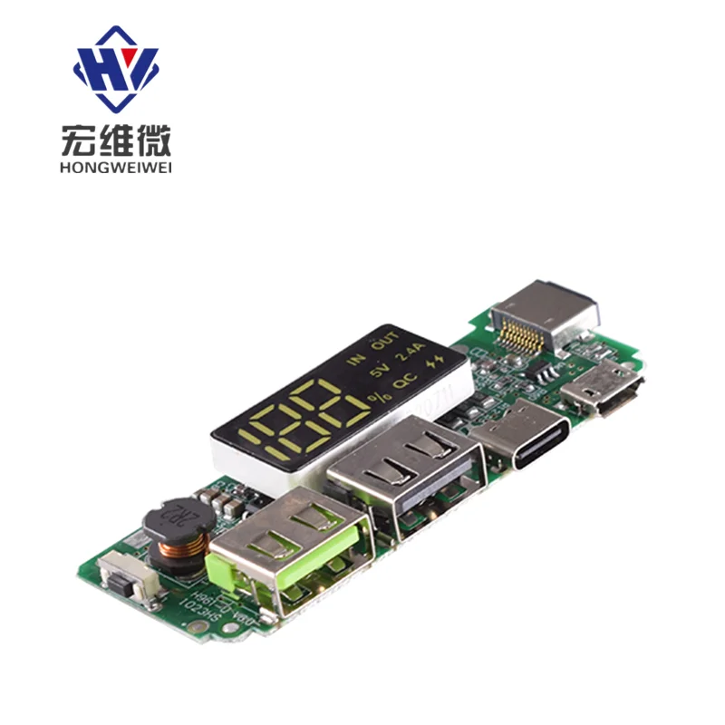 18650 Charging Board Dual USB 5V 2.4A Mobile Power Bank Module 186 50 Lithium Battery Charger Board Circuit Protection