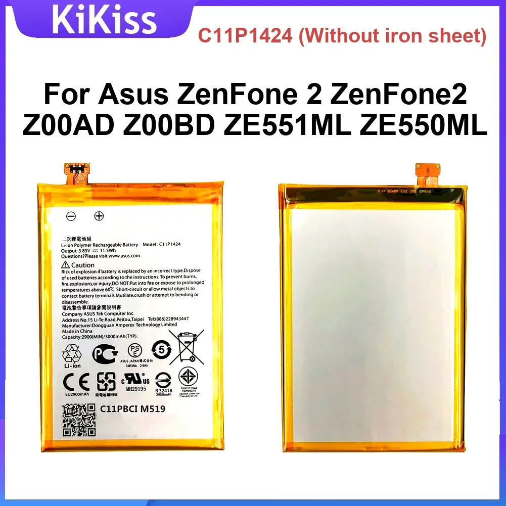 C11P1424 3000 мАч сменный аккумулятор для телефона Asus ZenFone 2 ZE551ML ZE550ML Z00AD Z00ADB Z00A Z008D аккумуляторы бесплатные инструменты