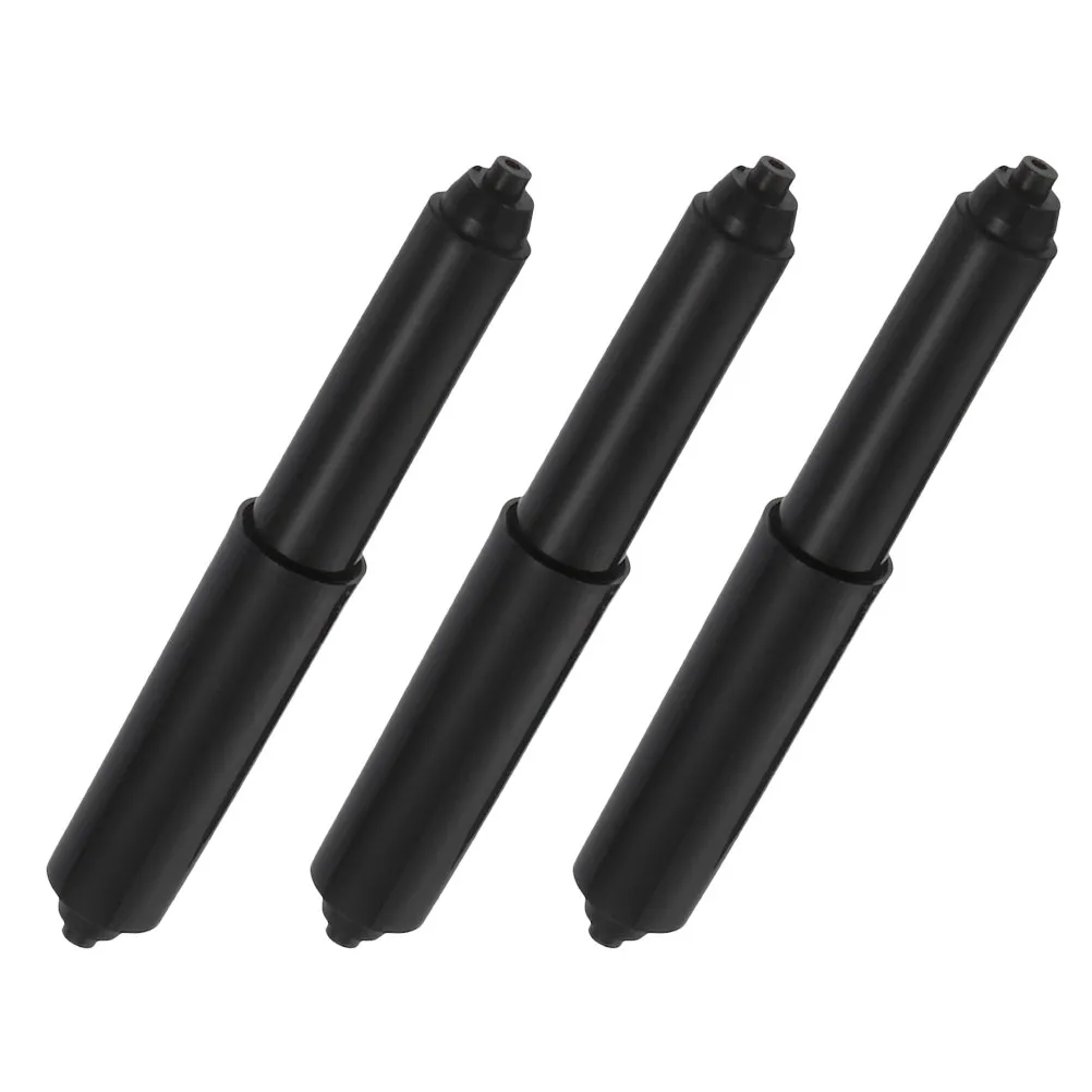 3Pcs Spring Loaded Toilet Paper Rod Replacement Plastic Roller Insert for Bathroom Hotel Kitchen Easy Install Adjustable Spindle