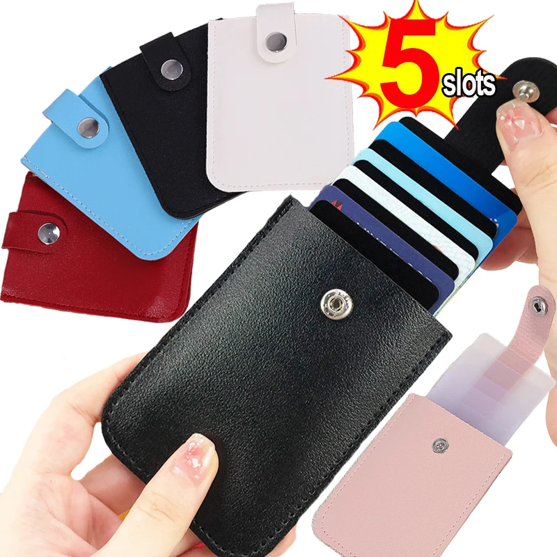 

ID Cards Holder Big Capacity Women Men Thin Business Card Wallets Coin Pouch Case Bag Slim Bank Credit Card Organizer Wallets