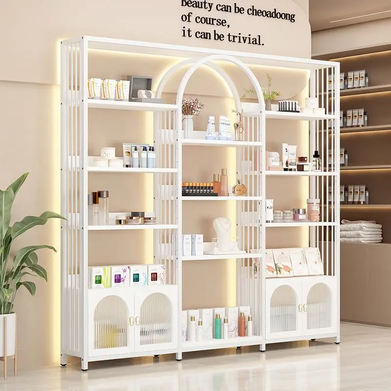 Mueble expositor para productos de salón de belleza, expositor de cosméticos, expositor de artículos decorativos, expositor de arte de uñas, estantería.
