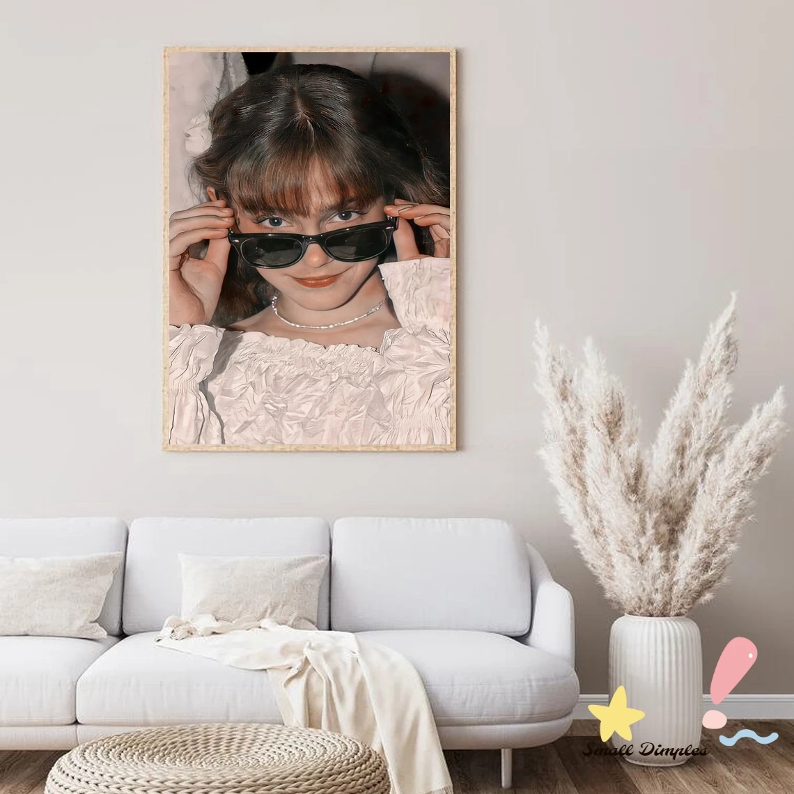 إيما واتسون الموسيقى ستار المشارك قماش الفن طباعة ديكور المنزل طلاء جدران (بدون إطار) #1