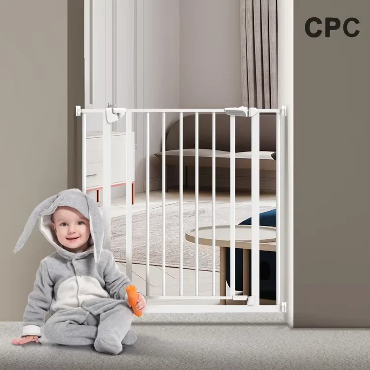 

Chocchick Baby Gates for Stairs High Quality No Drilling Doorway Walk Thru Protection Fence Baby Safety Gates