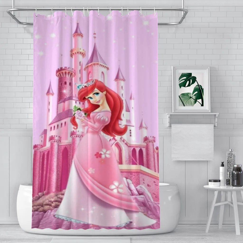 

Shower curtain Bathroom Princesses decor Modern household curtain Festival gift