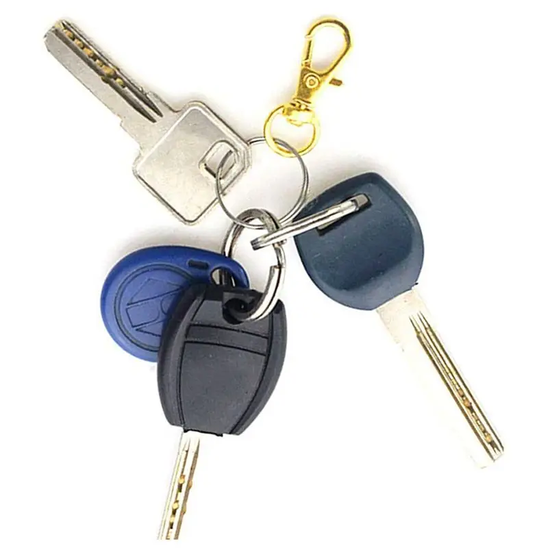 100 Pcs Swivel Clasps Lanyard Snap Hook,Metal Swivel Lanyard Snap Hook Lobster Claw Clasp Gold
