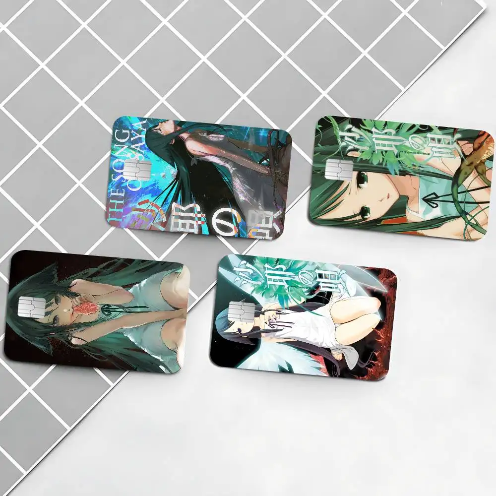 Horror Novel The Song Of Saya 100% Hot Sale Amine Credit Debit Bank Card Bus Card Film Skin Sticker