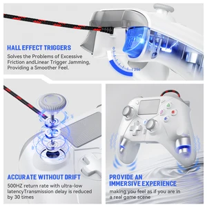 وحدة تحكم Playstation5 لجهاز PS5 / PS4 / Xbox 360 Dualsense تدعم وظيفة الاهتزاز / البرمجة / لوحة ألعاب ماندو السلكية التوربينية أفضل 12 وحدة تحكم PS5 مبيعا - رقم 11