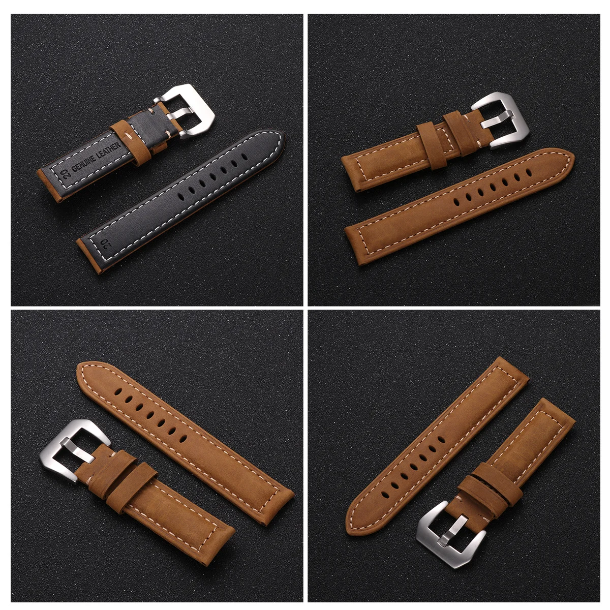 1 pièces 20mm bracelet de montre rétro élégant bracelet Compliments équipement d'entraînement facile à assembler redimensionner sécurisé tenir universel