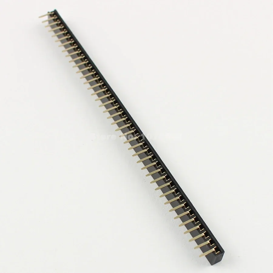 100pcs 2mm 2.0mm Pitch 40 Pin Female Single Row Right Angle Pin Header Strip