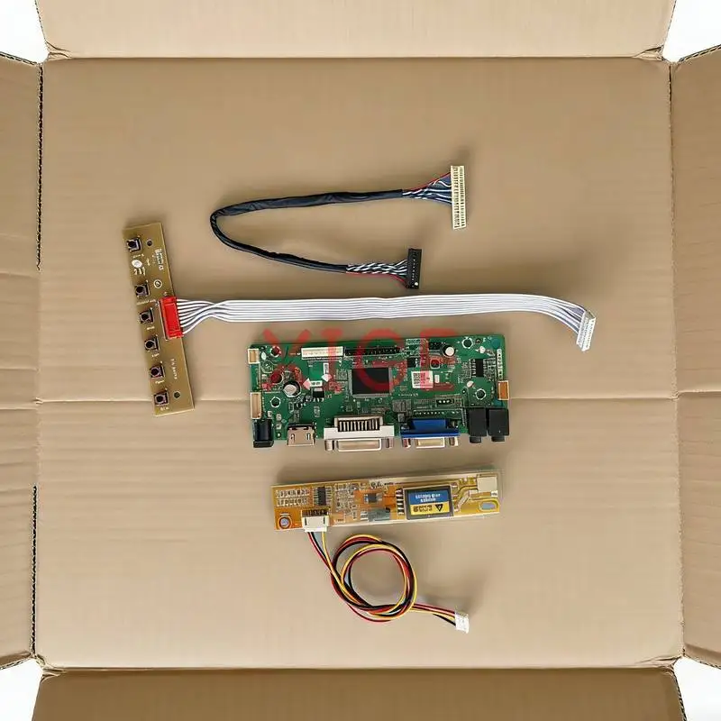 

Комплект платы контроллера экрана для LTN154AT01 LTN154AT09 LTN154AT07 LTN154AT10 DIY 1-CCFL 30Pin LVDS VGA DVI HDMI 1280*800 1280x800