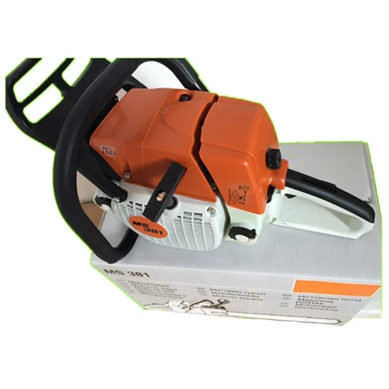 381 Chain Saw Logging Saw 3.9KW/5.3HP Woodworking Chain  Imported Bearing Gasoline Portable Chain  72.2CC
