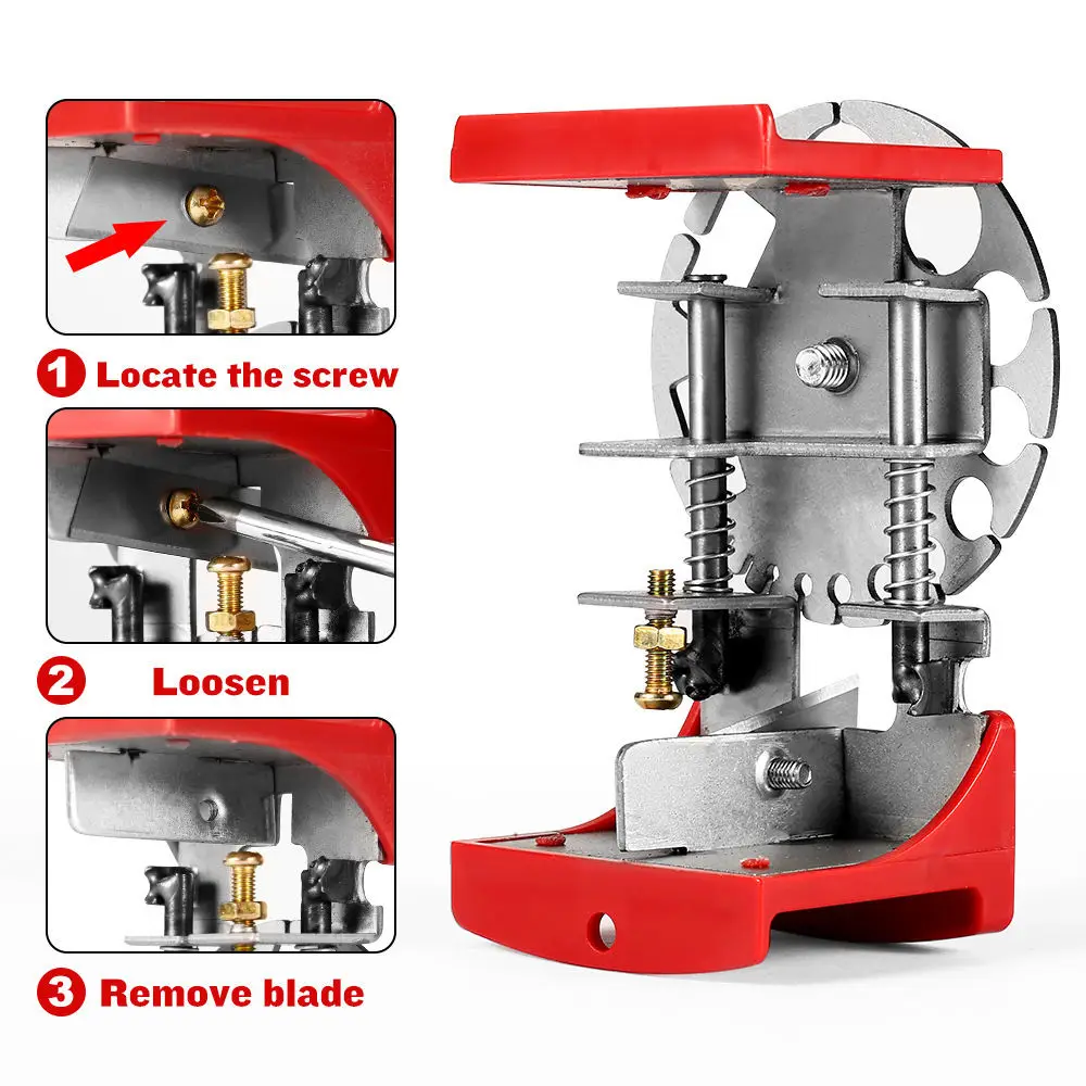 Ruichi Manual Wire Stripper Tool Portable Cable Peeling Device For Household Electrical Repair Stripping Machine Hand Gadget