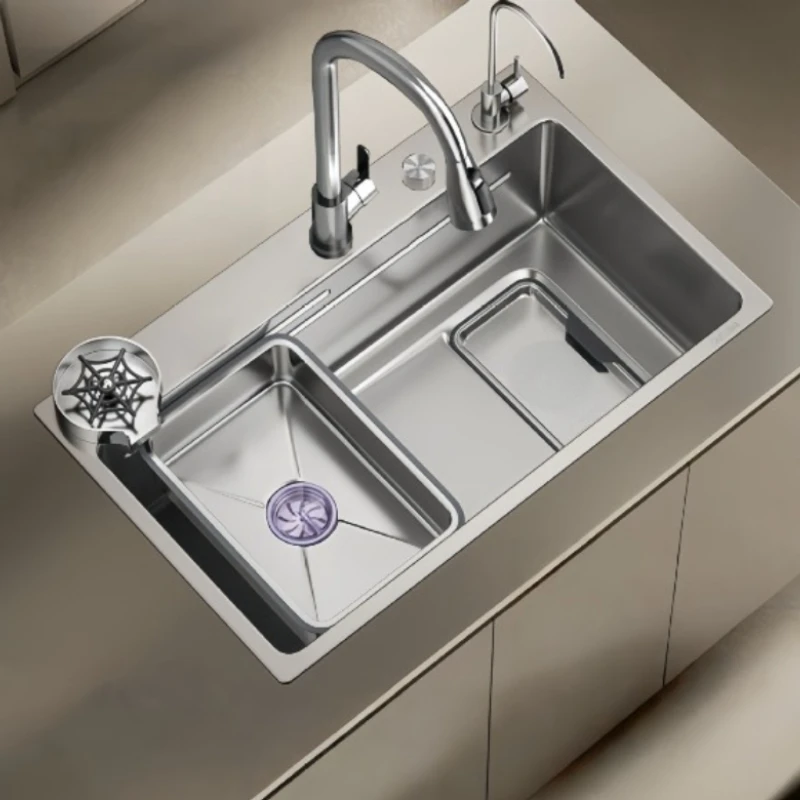 Double-thick Kitchen Sinks Stainless Steel Kitchen Sinks Under-counter Style Durable Home Improvement Lavelli Da Cucina ZY40SC