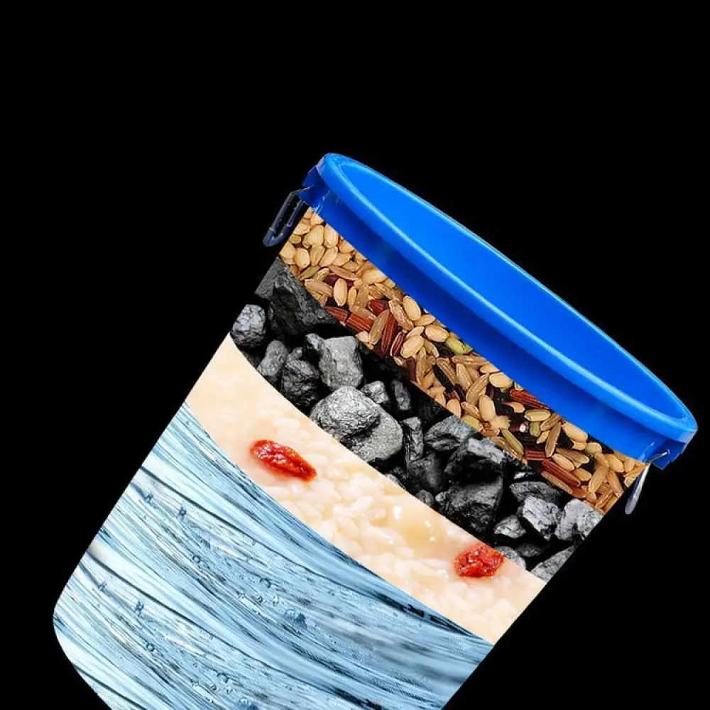 Large Thickened Plastic Storage With Metal Handle Food Grade Water Pail Industrial Household Cleaning Tool
