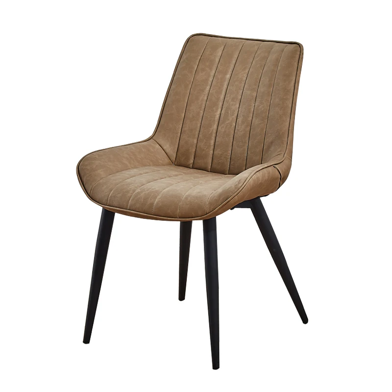 

Luxury Design Leather Office Chairs Cafe Chairs Pu With Back