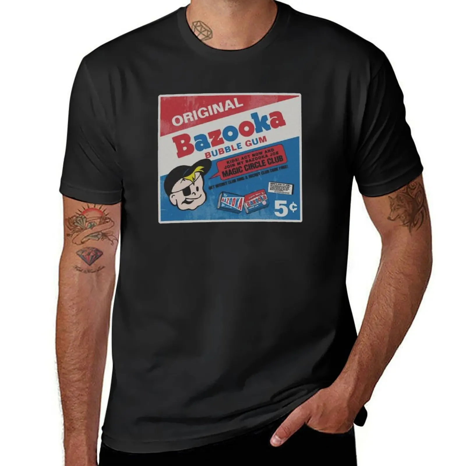 

bubblegum bazooka T-Shirt anime clothes korean fashion mens clothes