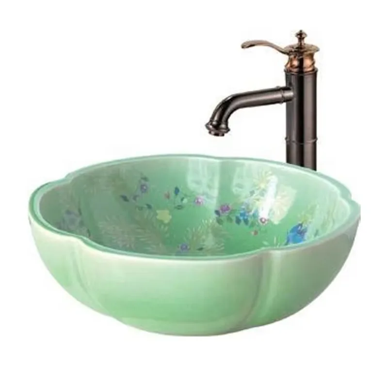 

Chinese ceramic fashion bathroom washbasin bathroom countertop washbasin furniture home