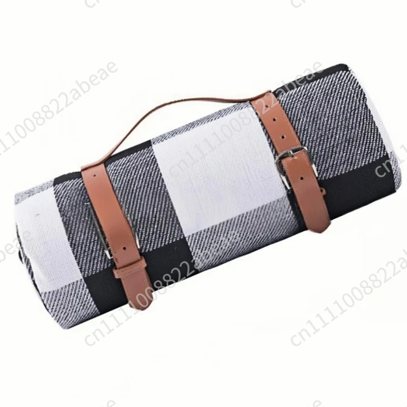 80 Inch X 80 Inch Oversized Picnic Blanket, Waterproof and Foldable Beach Blanket, 3-Layer Outdoor Blanket for Camping