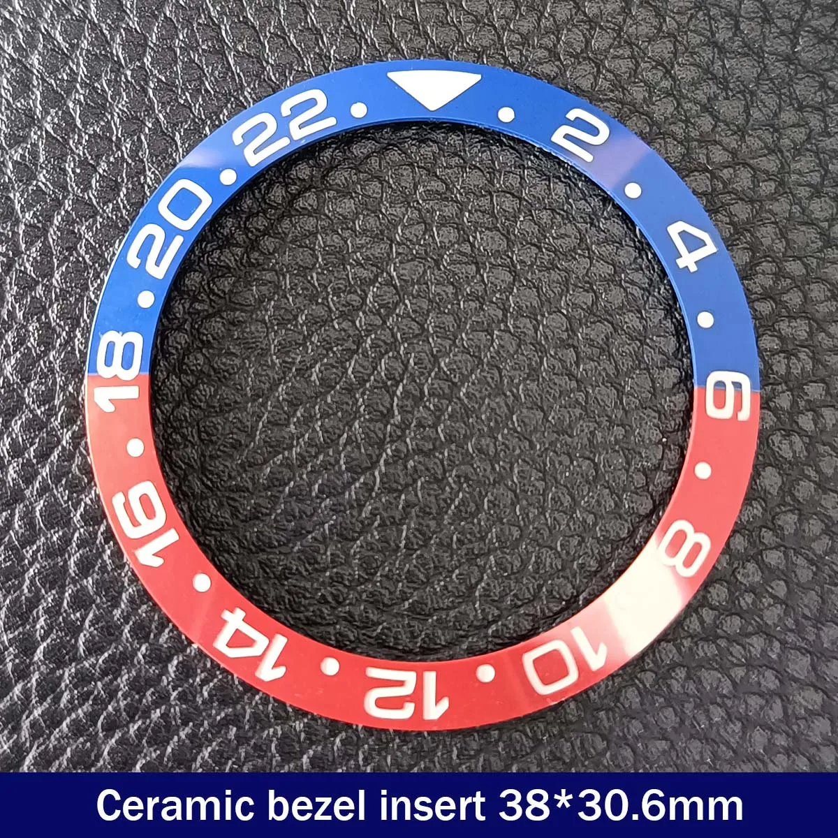 Sloping Ceramic Bezel Insert 38*30.6mm Replacement of Watch Accessories Parts image 3