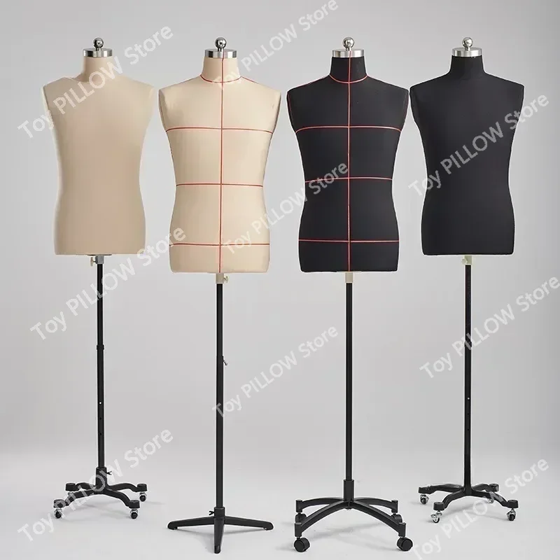 Sewing Mannequins Men's Clothing National Standsard Tailor Maniquies Can Pin Design College Teaching Props Male Model Bust T