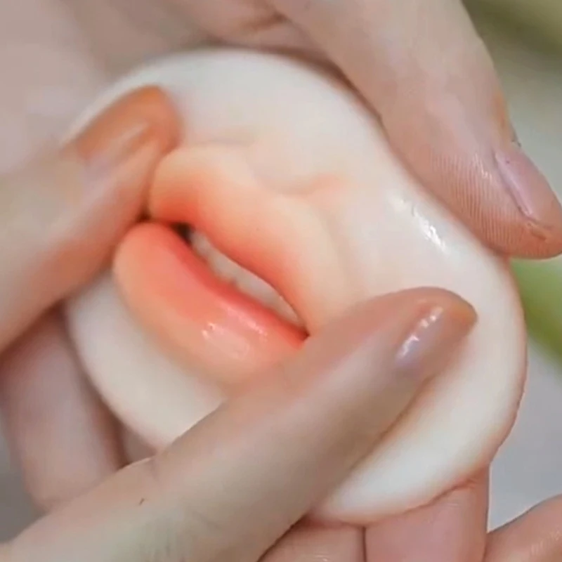 1 szt. Silikonowa skóra do ćwiczeń microbladingu 3D, wielokrotnego użytku, solidny blok do ust do treningu PMU dla początkujących, tatuażu i makijażu permanentnego.