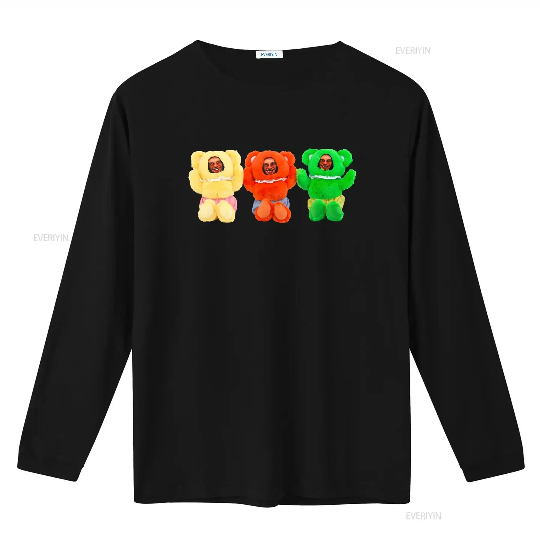 Donkey Rhubarb Aphex Twin T Shirt Vintage Music Fan Rare Design Colorful Bear Print H0923 vintage Washed Stylish Casual