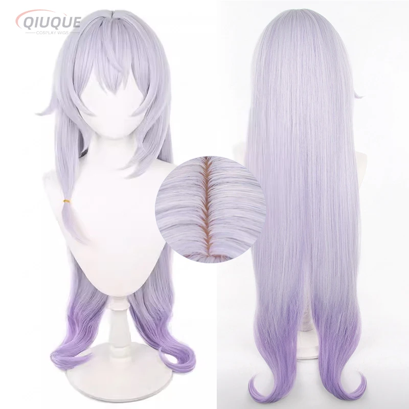 

HSR Black Swan Cosplay Wig 95cm Long Light Purple Gradient Wig Cosplay Anime Cosplay Wigs Heat Resistant Synthetic Wigs