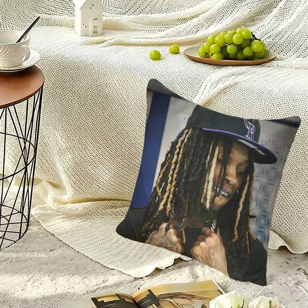 Singer K-King V-Von Square Double-Sided printed Pillow Case Bedroom Bedside Pillow Sofa Cushion Cover