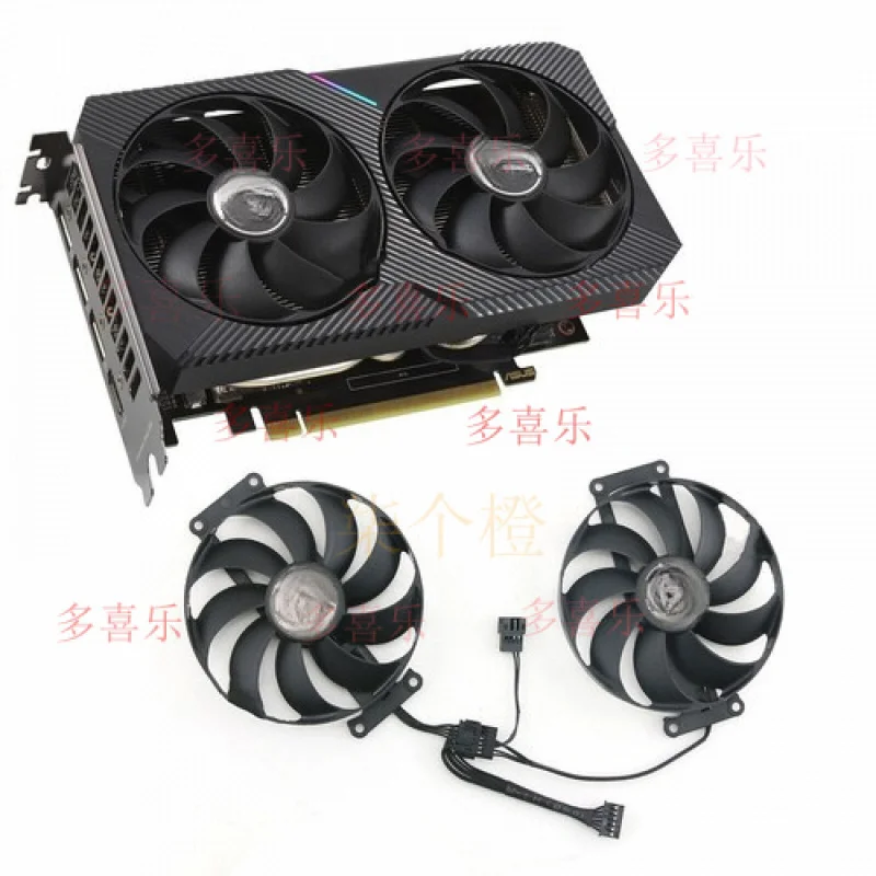 

Вентилятор охлаждения видеокарты QQ для ASUS RTX3060 3060ti MINI V2 CF9010U12S/T129215SU